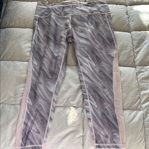 Calia Gray & Pink/Lavender Patterned Leggings